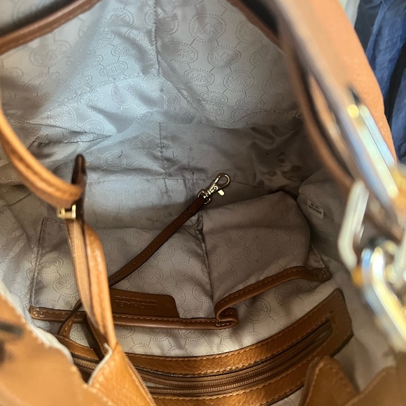 Michael Kors Brown Leather Hobo Bag - Picture 3 of 3